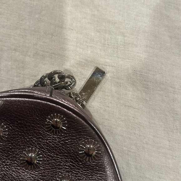 Michael Kors Ginny Studded Leather Crossbody Purse - Picture 7 of 8